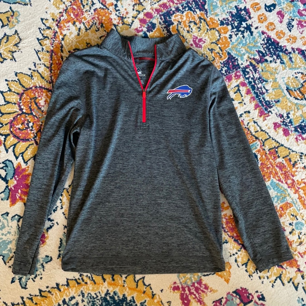 Buffalo Bills Lightweight Quarter Zip Pull Over
